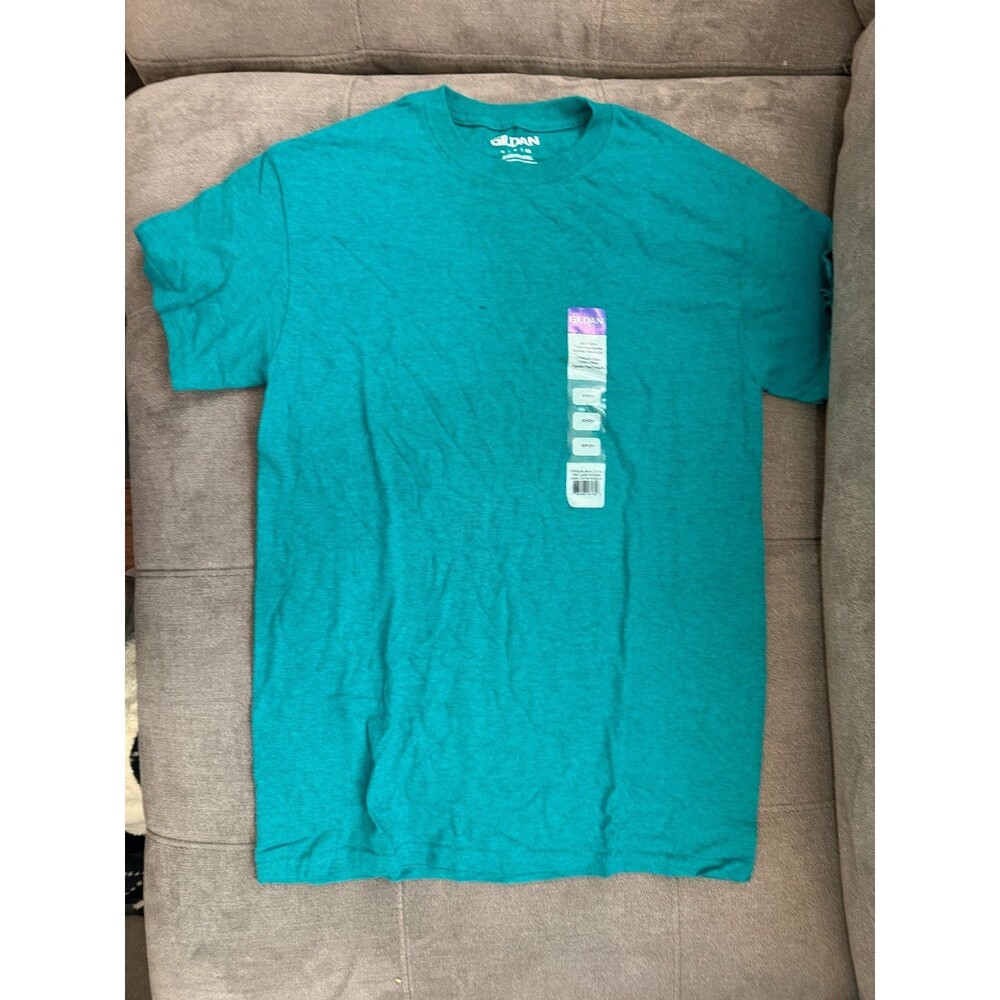 Gildan - S - Teal 100% Cotton T-Shirt